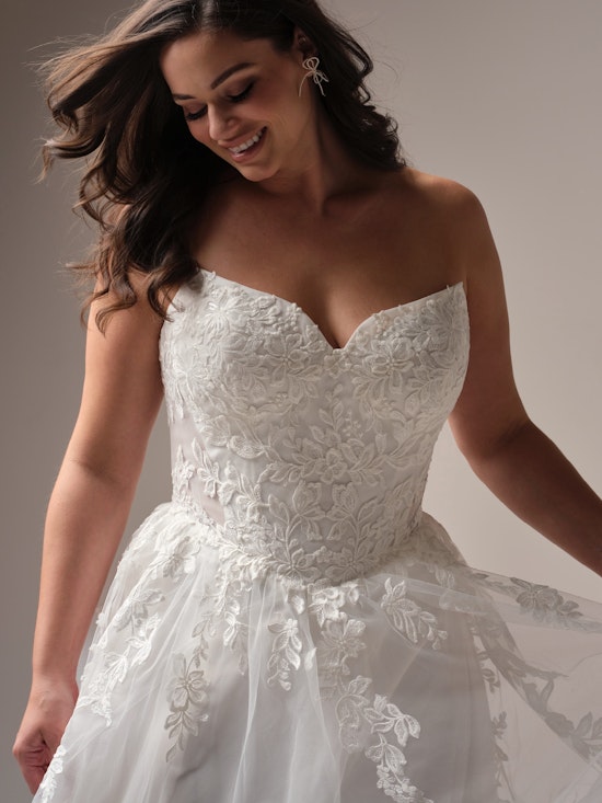 Rebecca Ingram Paige Ballgown Wedding Dress Curve-Alt59