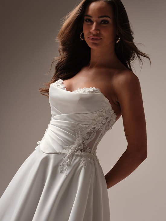 Rebecca Ingram Sable A line Wedding Dress Alt52