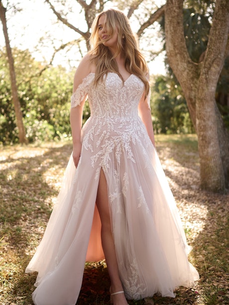 Rebecca Ingram Victoria A line Wedding Dress Curve-PROMO10