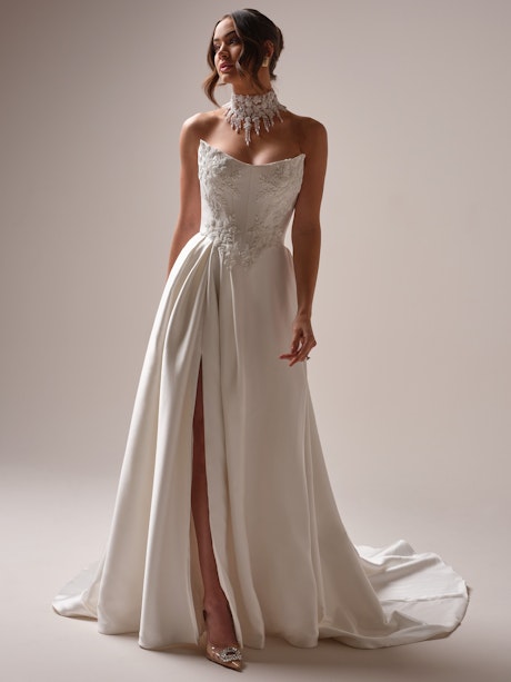Sottero and Midgley Amadora A line Wedding Dress Alt50