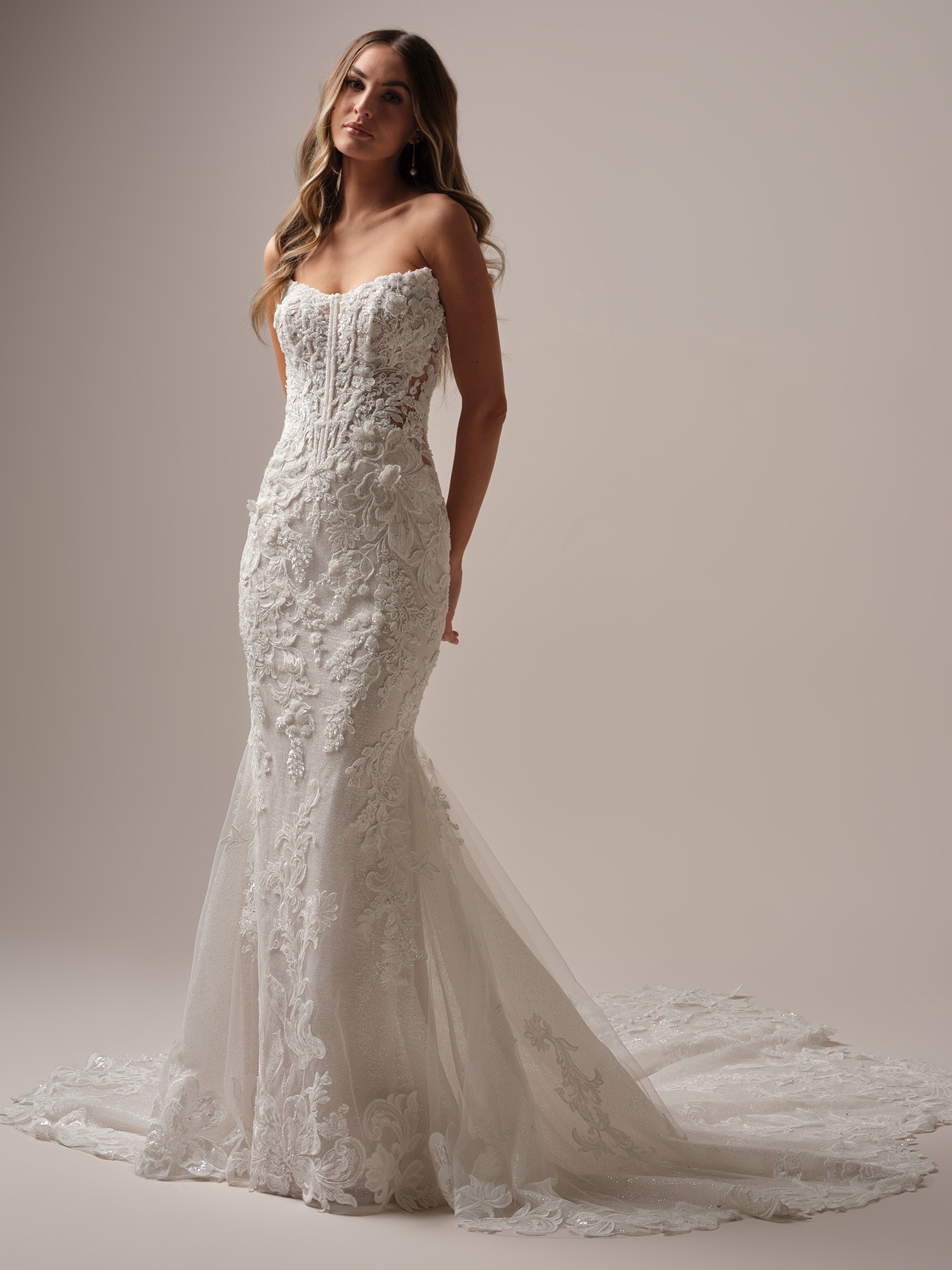 Sottero and Midgley Halle Fit and Flare Wedding Dress Alt50