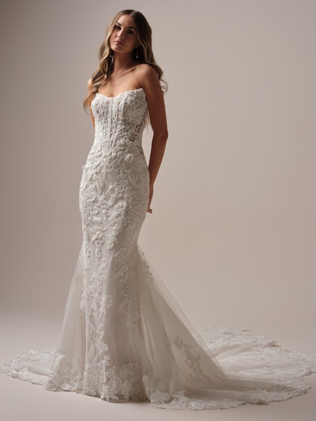 Sottero and Midgley Halle Fit and Flare Wedding Dress Alt50