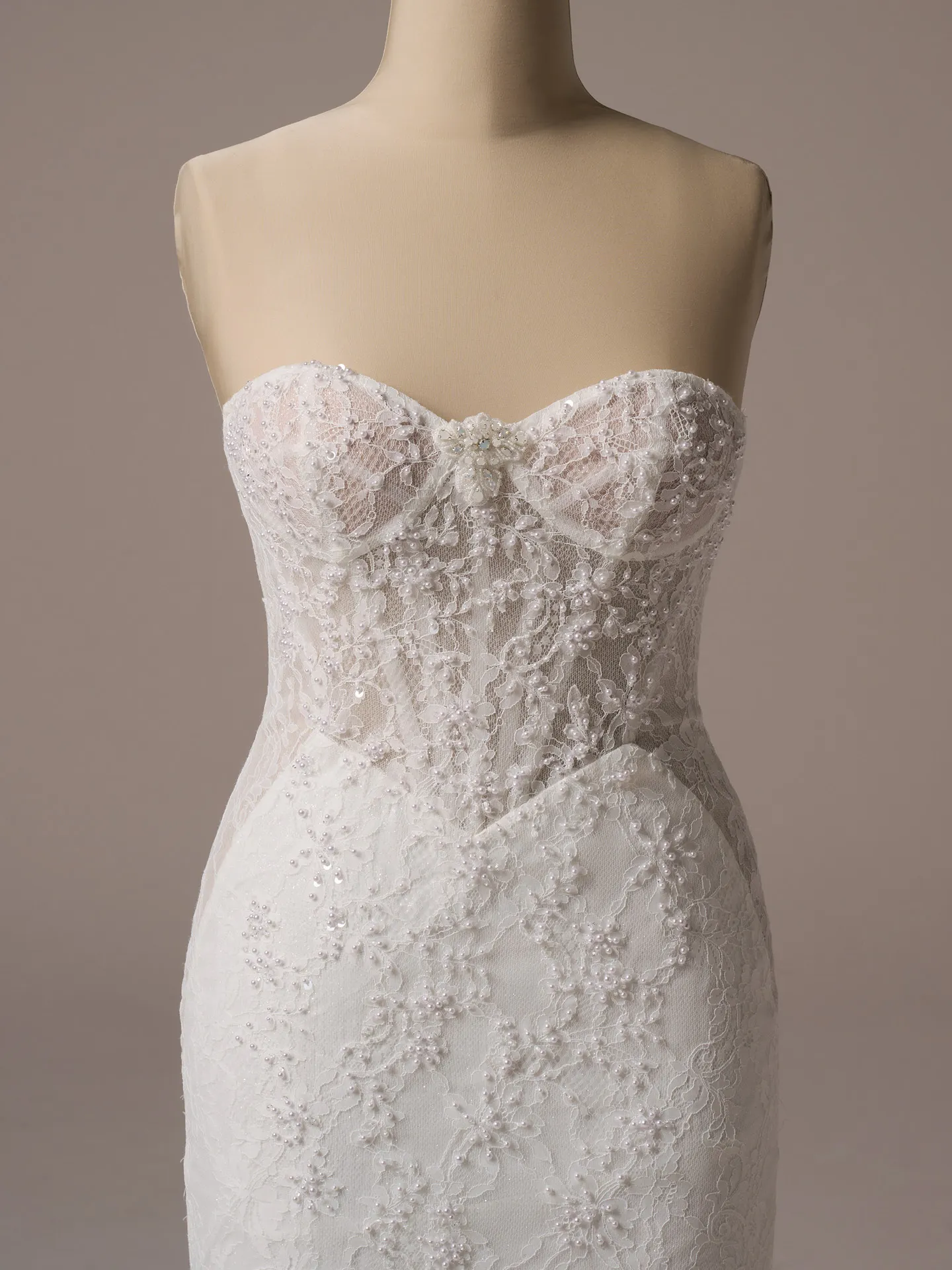 Sottero and Midgley Jovienne lace mermaid dress front view
