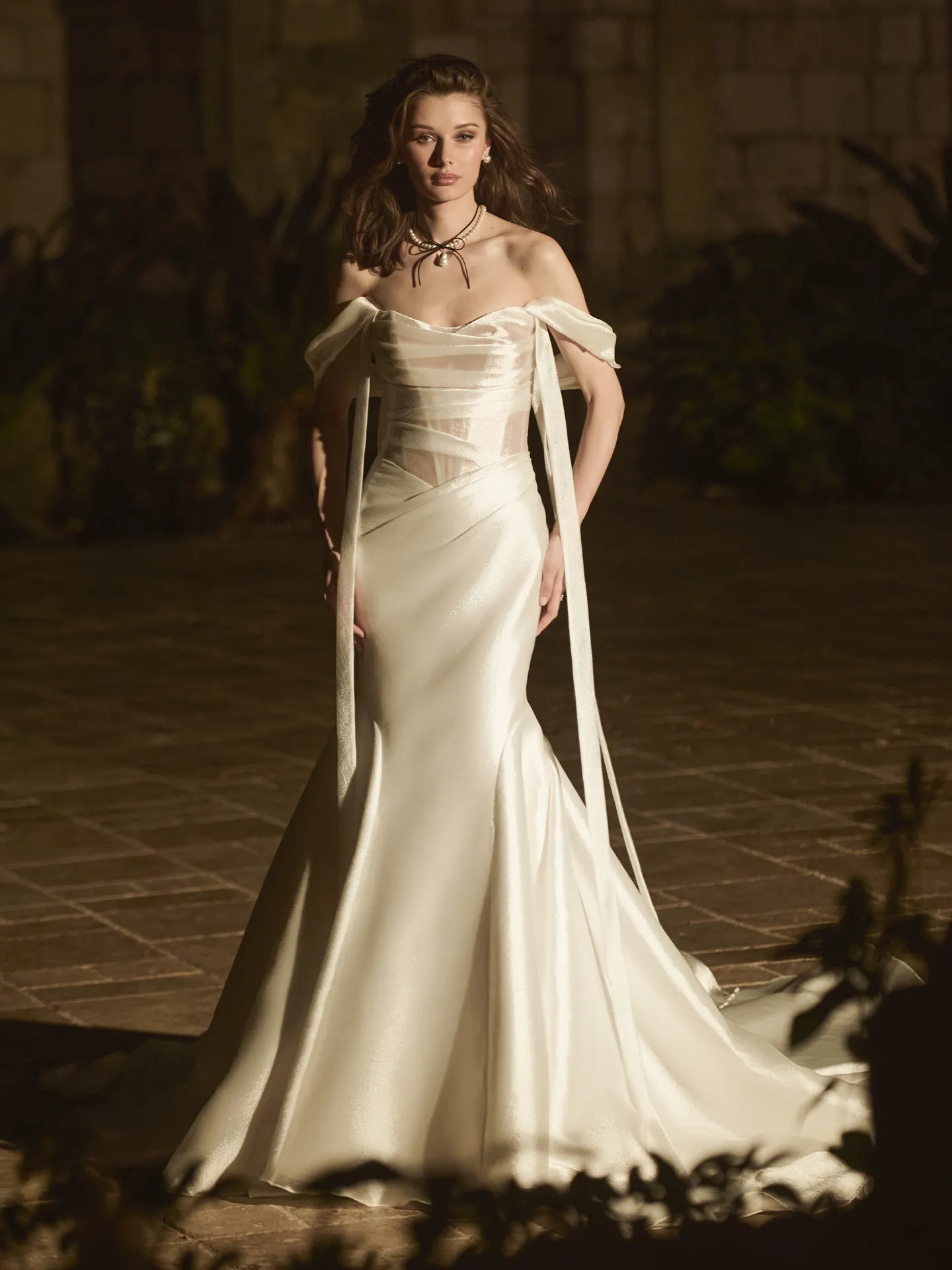 Sottero and Midgley Lagos organza mermaid front view