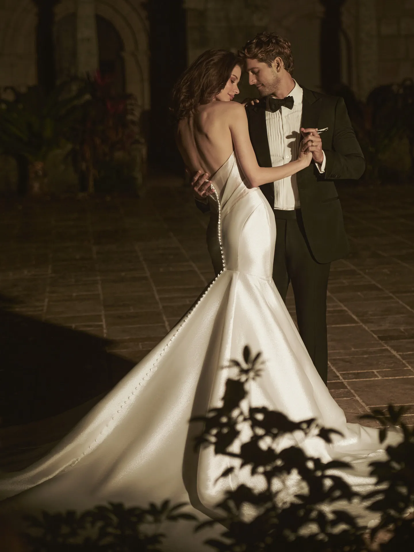 Sottero and Midgley Lagos back view, mermaid dress, elegant setting