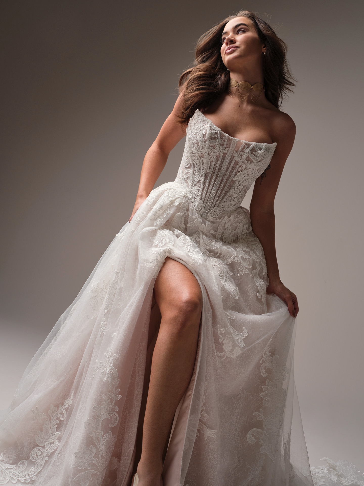 Sottero and Midgley Parker A line Wedding Dress Alt50