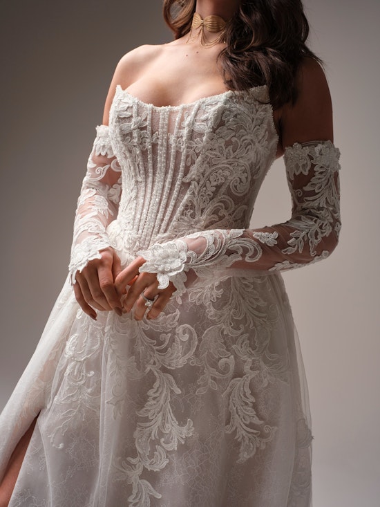 Sottero and Midgley Parker A line Wedding Dress Alt54