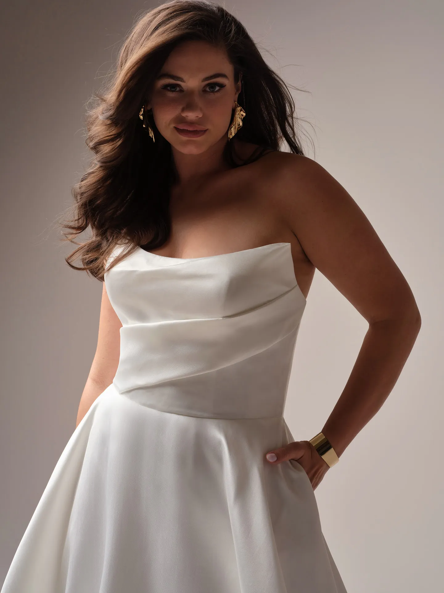 Sottero and Midgley Radiance A-line wedding dress front view