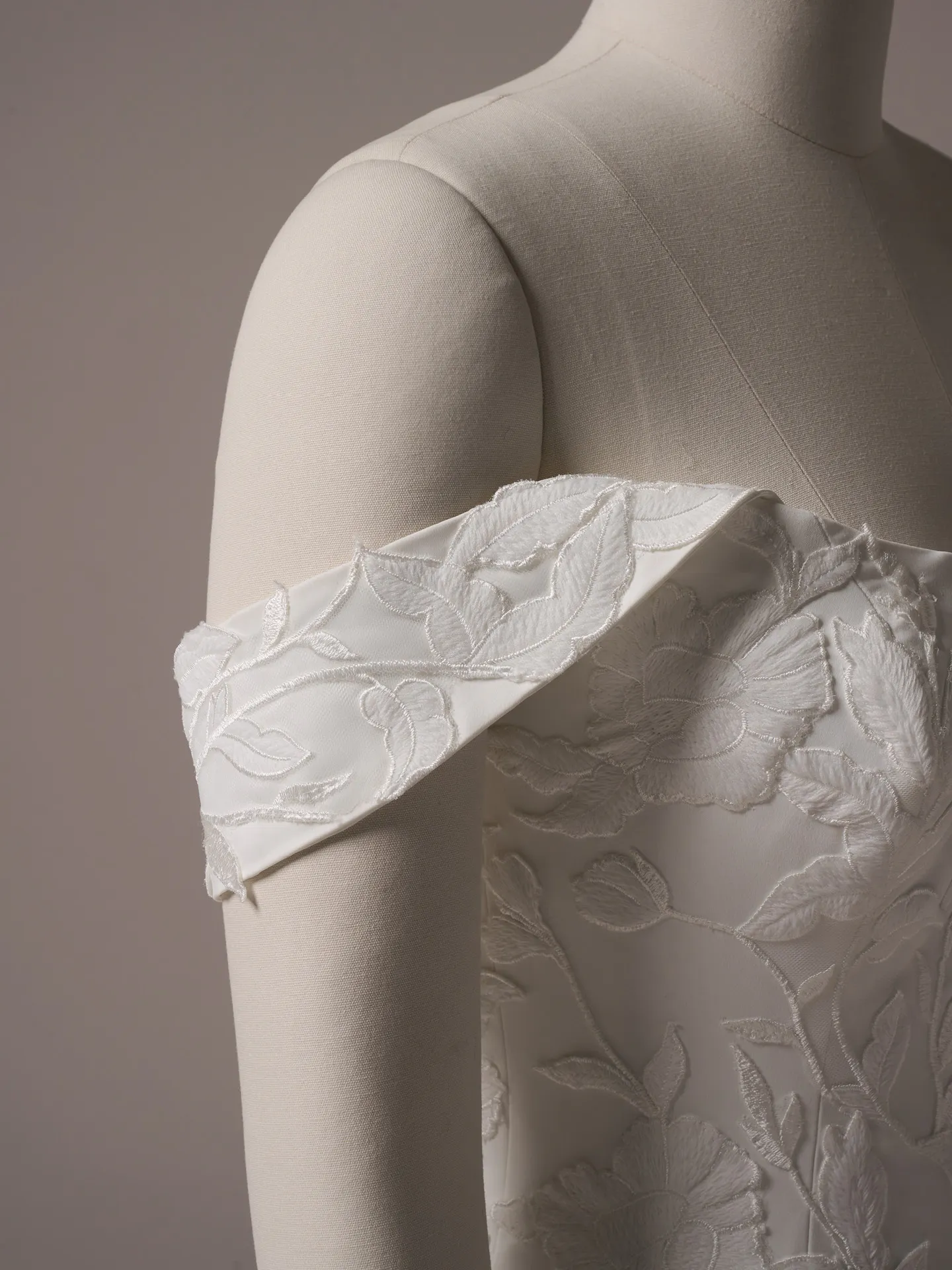 Maggie Sottero Sheridan Lane train detachable train back view
