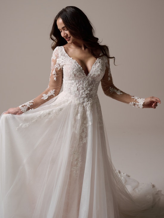 Rebecca Ingram Honor A-line-Wedding-Dress 25RK922A11 Alt57 IV066