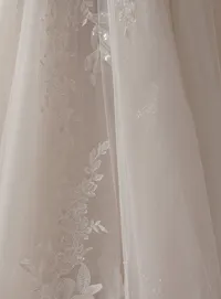 Sottero and Midgley Darren fabric glitter tulle texture detail