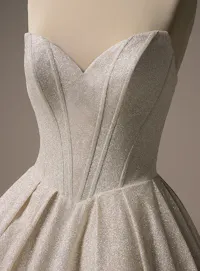 Maggie Sottero Derrick Royale plunge neck ballgown front view