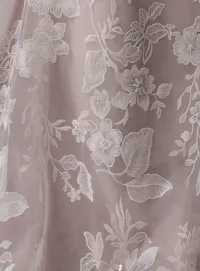 Maggie Sottero Meredith fabric plain tulle texture detail