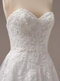 Rebecca Ingram Victoria floral lace bodice close-up