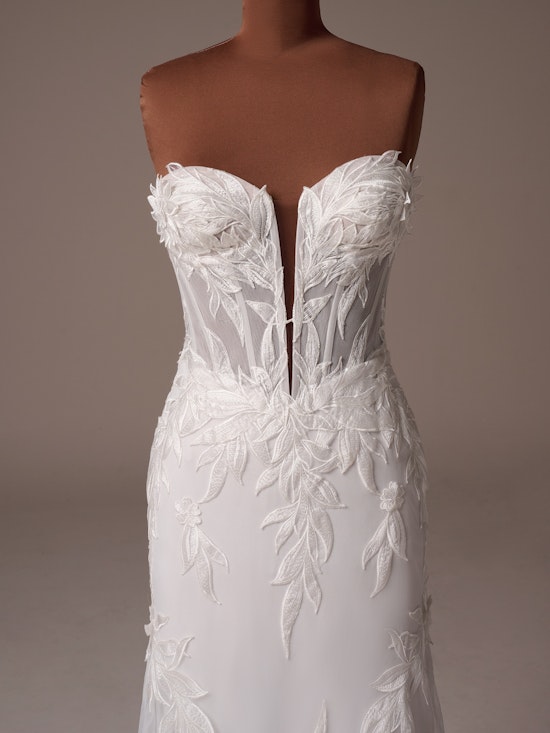 Sottero and Midgley Belladonna Fit and Flare Wedding Dress 25SB850 Color3