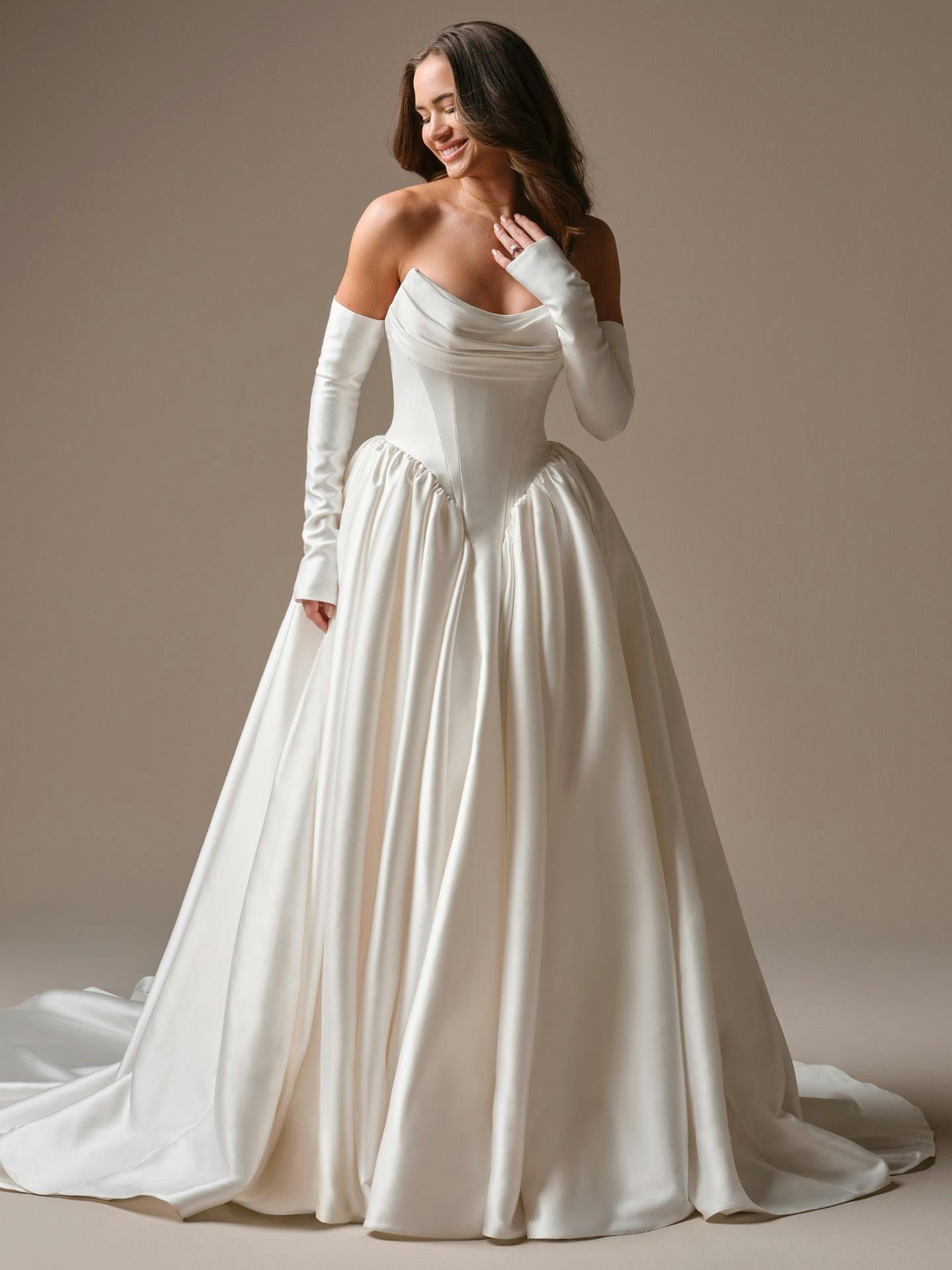 Maggie Sottero Hudson Ballgown Wedding Dress 26MS412A01 Alt50 IV002