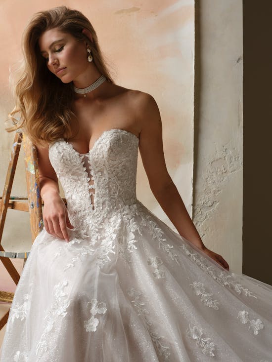 Maggie Sottero Jennifer Ballgown Wedding Dress 26MS404A01 Alt50 IV052
