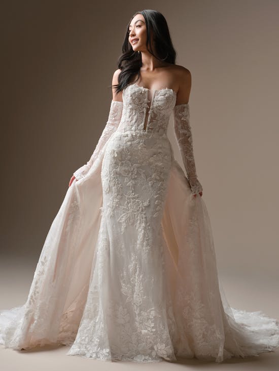Maggie Sottero Laurie Fit and Flare Wedding Dress 26MK428A01 Alt50 IV001