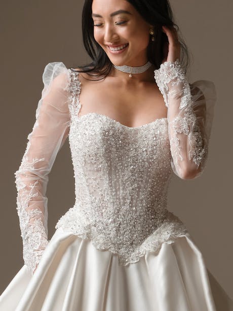 Maggie Sottero London Sleeves Accessory DS026MS402000 Alt202 IV002