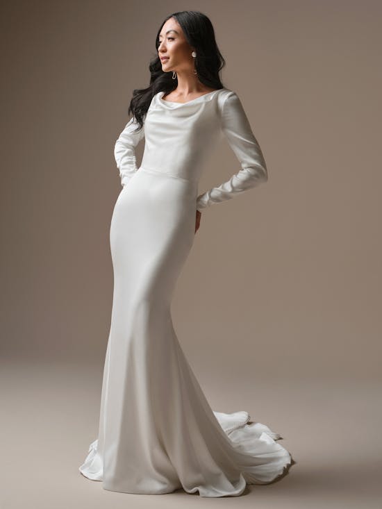 Maggie Sottero Melinda Sheath Wedding Dress 26MZ382A01 Alt50 IV002