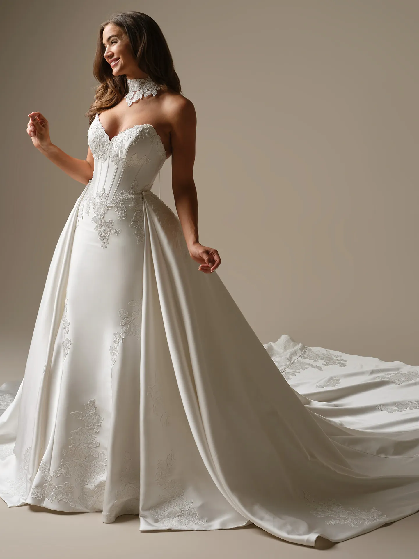 serafina bridesmaid dresses Lane Fit-and-Flare Wedding Dress | Maggie Sottero Midi dress
