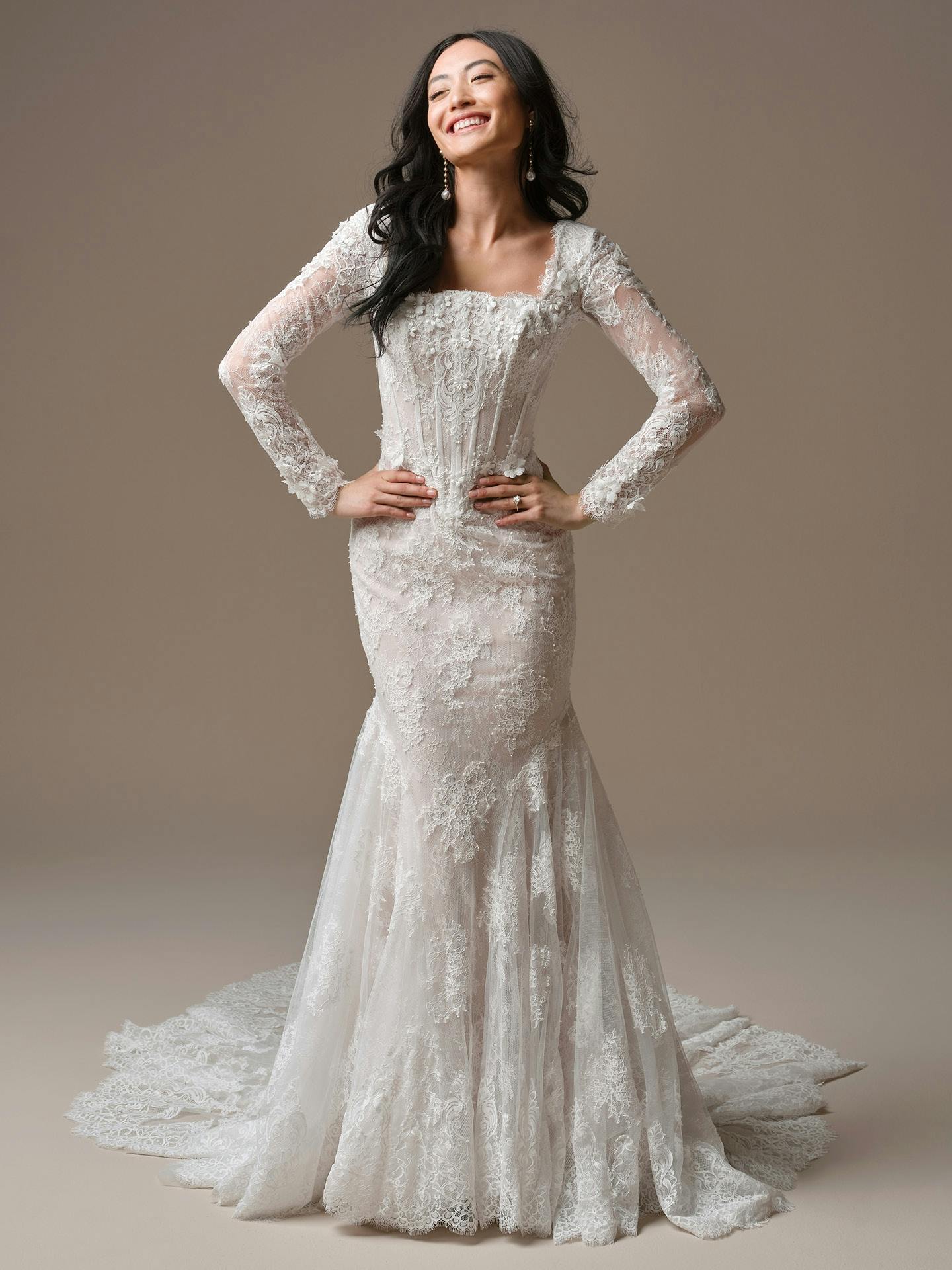 Maggie Sottero Takera Leigh Fit and Flare Wedding Dress 25MB941C01 Alt50 IV052