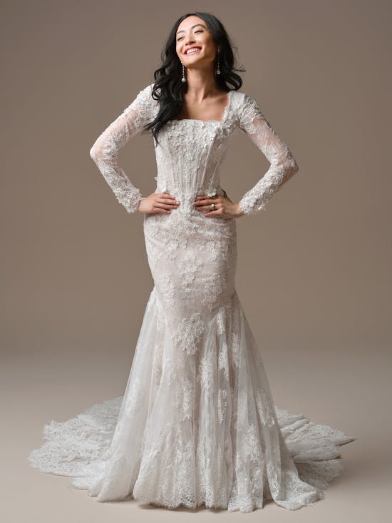 Maggie Sottero Takera Leigh Fit and Flare Wedding Dress 25MB941C01 Alt50 IV052