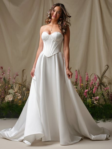 Rebecca Ingram Alexia A line Wedding Dress 26RK422A01 Alt50 IV002