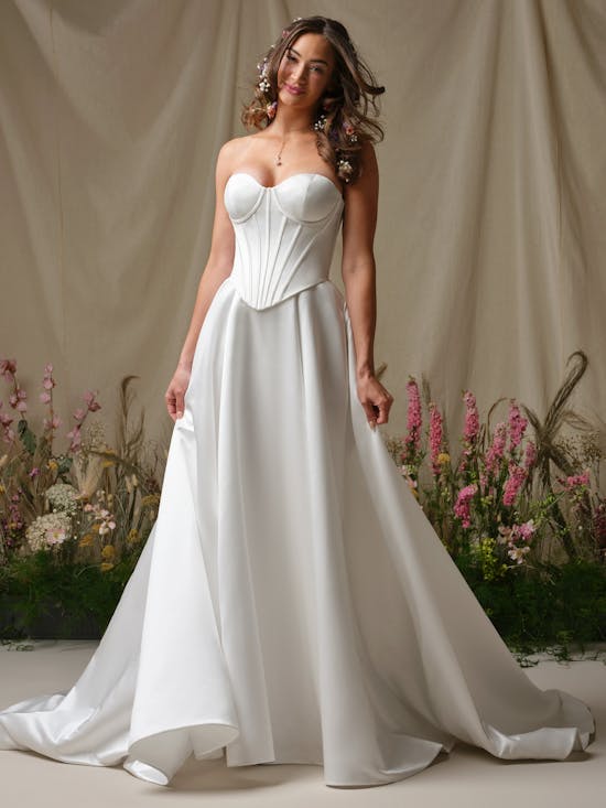 Rebecca Ingram Alexia A line Wedding Dress 26RK422A01 Alt50 IV002