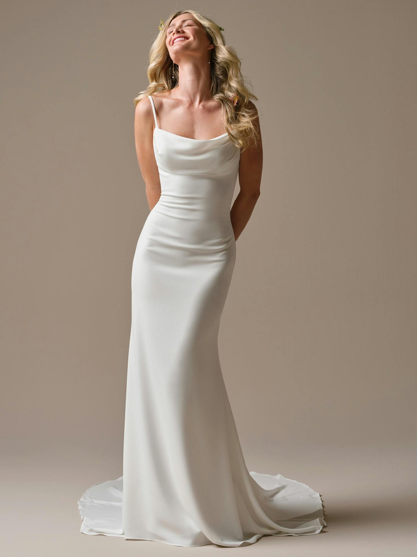 Rebecca Ingram Brenda Sheath Wedding Dress 26RB438A01 Alt50 IV002