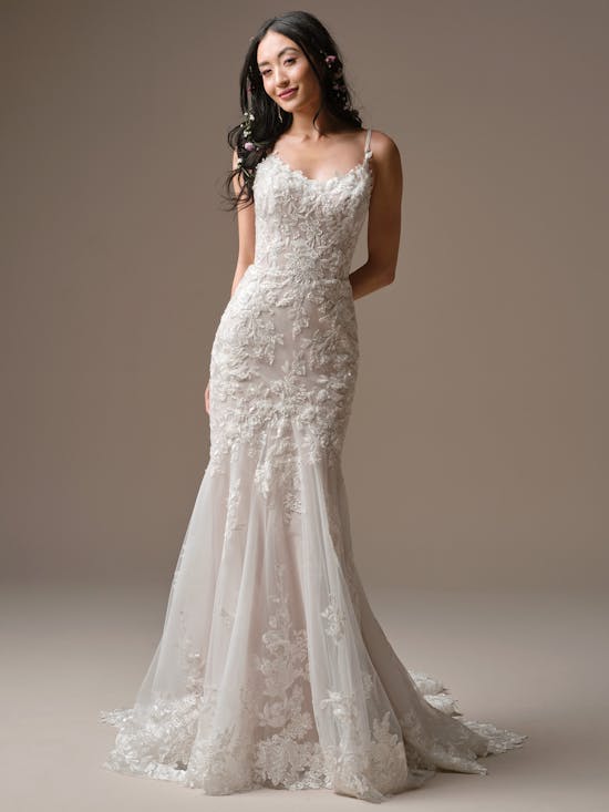 Rebecca Ingram Eden Fit and Flare Wedding Dress 26RK429A01 Alt50 IV052