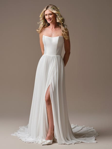 Rebecca Ingram Georgina A line Wedding Dress 26RS466A01 Alt50 IV002