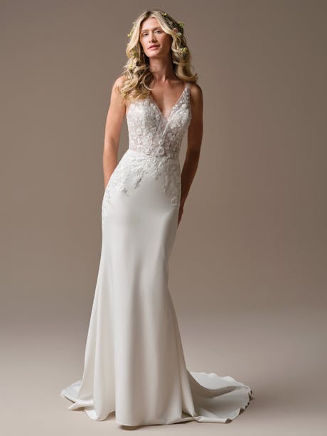 Rebecca Ingram Holly Sheath Wedding Dress 26RB399A01 Alt50 IV002