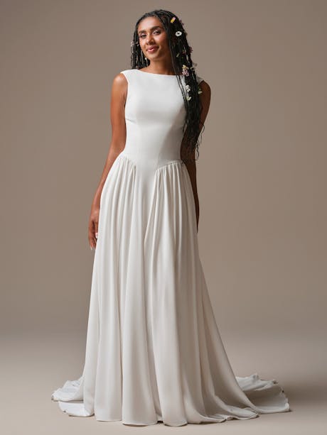 Rebecca Ingram Shay A line Wedding Dress 26RW381A01 Alt50 IV002