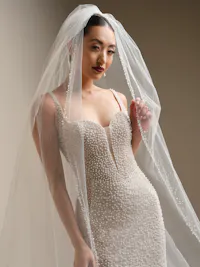 Cooper cathedral pearl veil