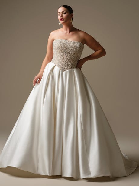 Sottero and Midgley Dmara Ballgown Wedding Dress 26SS401A01 Alt70 IV005