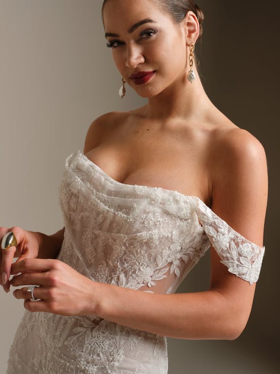 Sottero and Midgley Dublin Fit and Flare Wedding Dress 26SZ481A01 Alt55 IV084