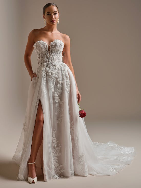 Sottero and Midgley Twilight Lane A line Wedding Dress 26SS470A01 Alt51 IV244