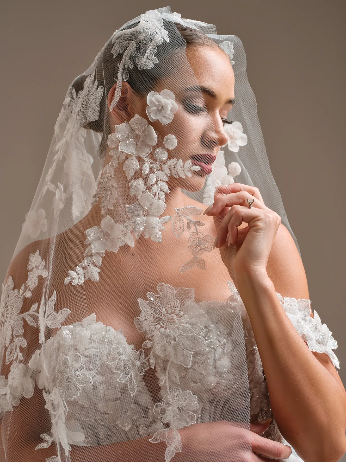 Twilight Lane 3-D Beaded Lace A-Line Wedding Dress | Sottero and Midgley
