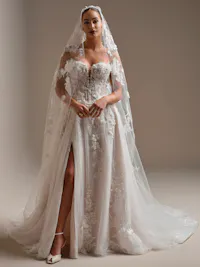 Twilight Lane cathedral beaded sequin veil