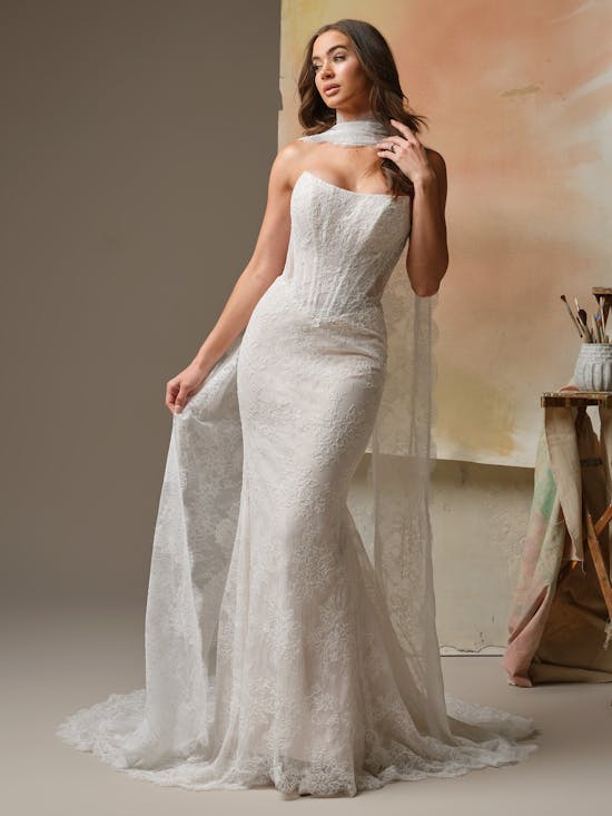 Maggie Sottero Ariadne Sheath Wedding Dress Alt55 IV066
