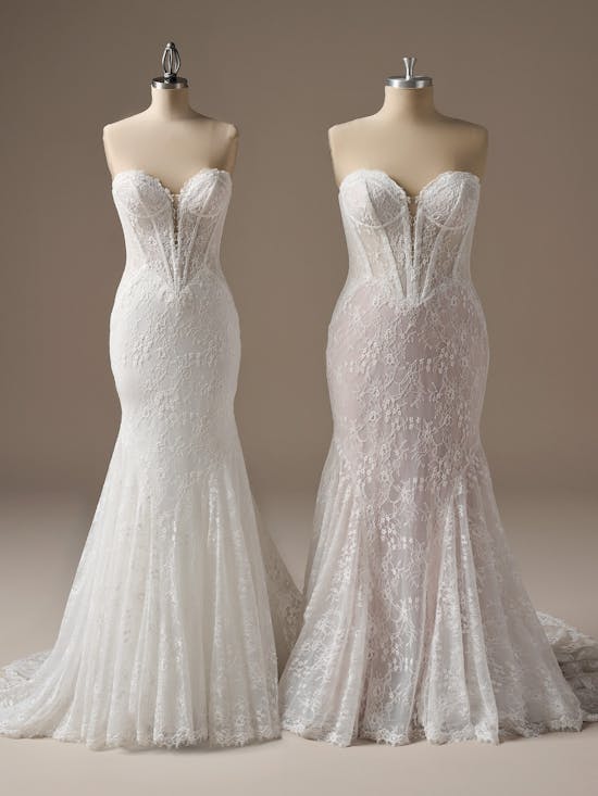 Maggie Sottero Bellevue Fit and Flare Wedding Dress Color3 CC