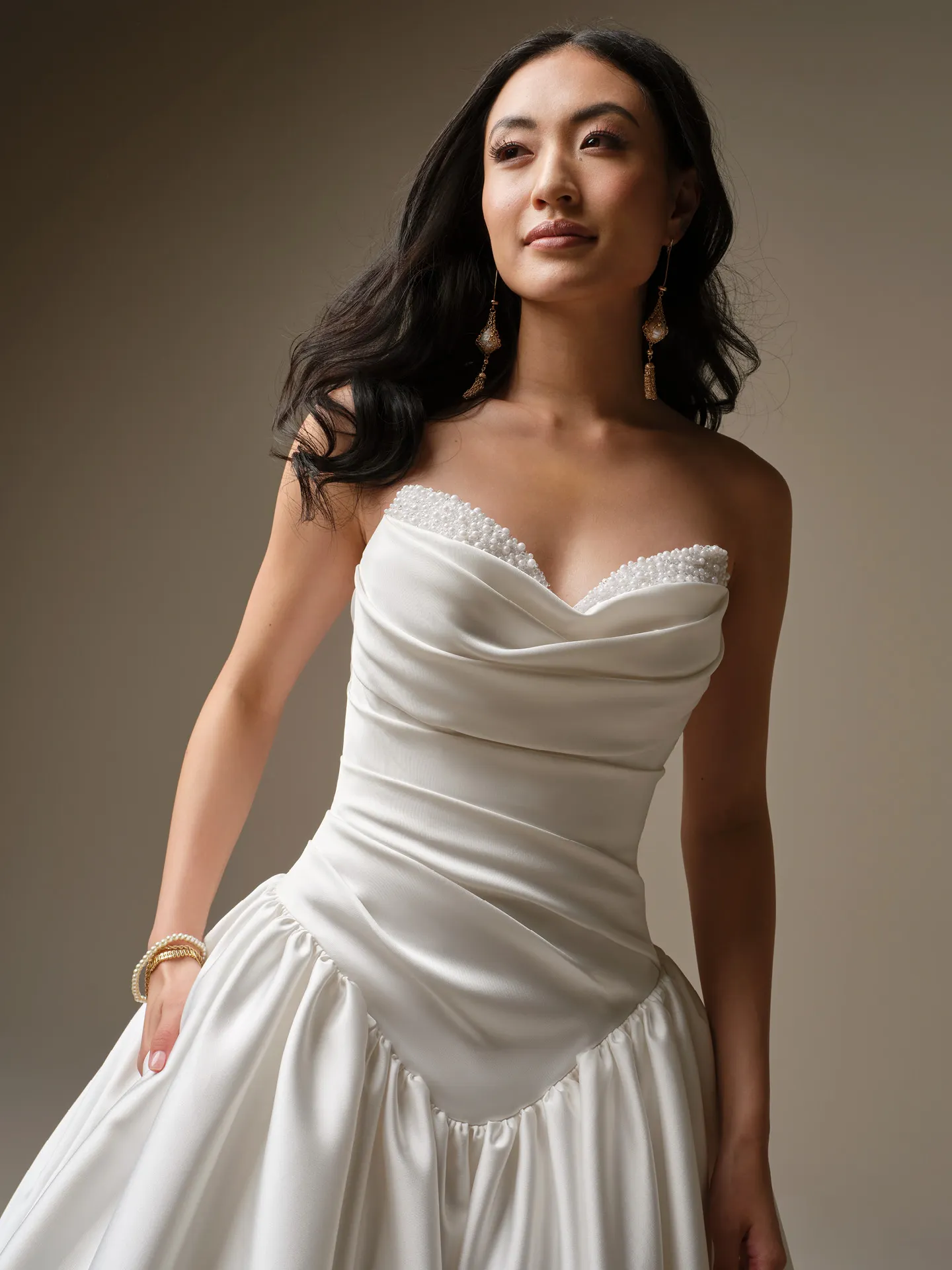 Pasadena Basque Waist Ballgown Wedding Dress | Maggie Sottero