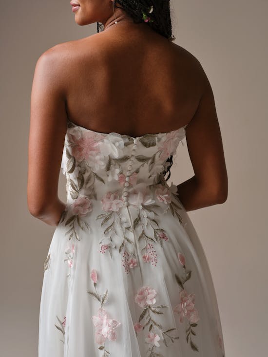 Rebecca Ingram Blossom A line Wedding Dress Alt59 IV206