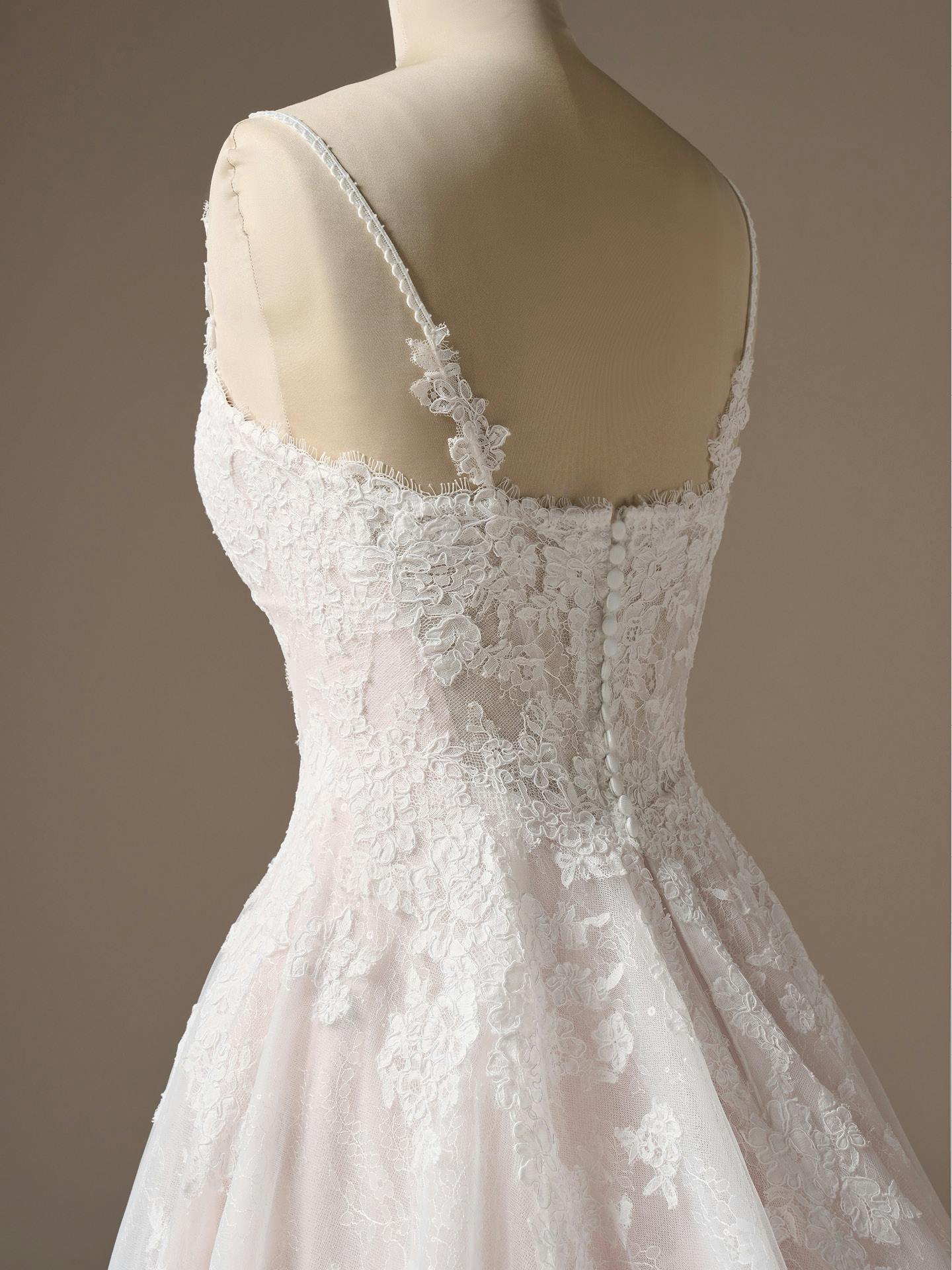 【新品】　Emboridered Lace Back Dress Embroidered Corset Back Short Dress | Lizzy's by Cathy Allan