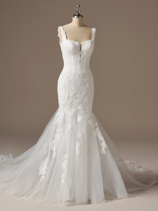 Rebecca Ingram Pearline Fit and Flare Wedding Dress Alt100 IV002