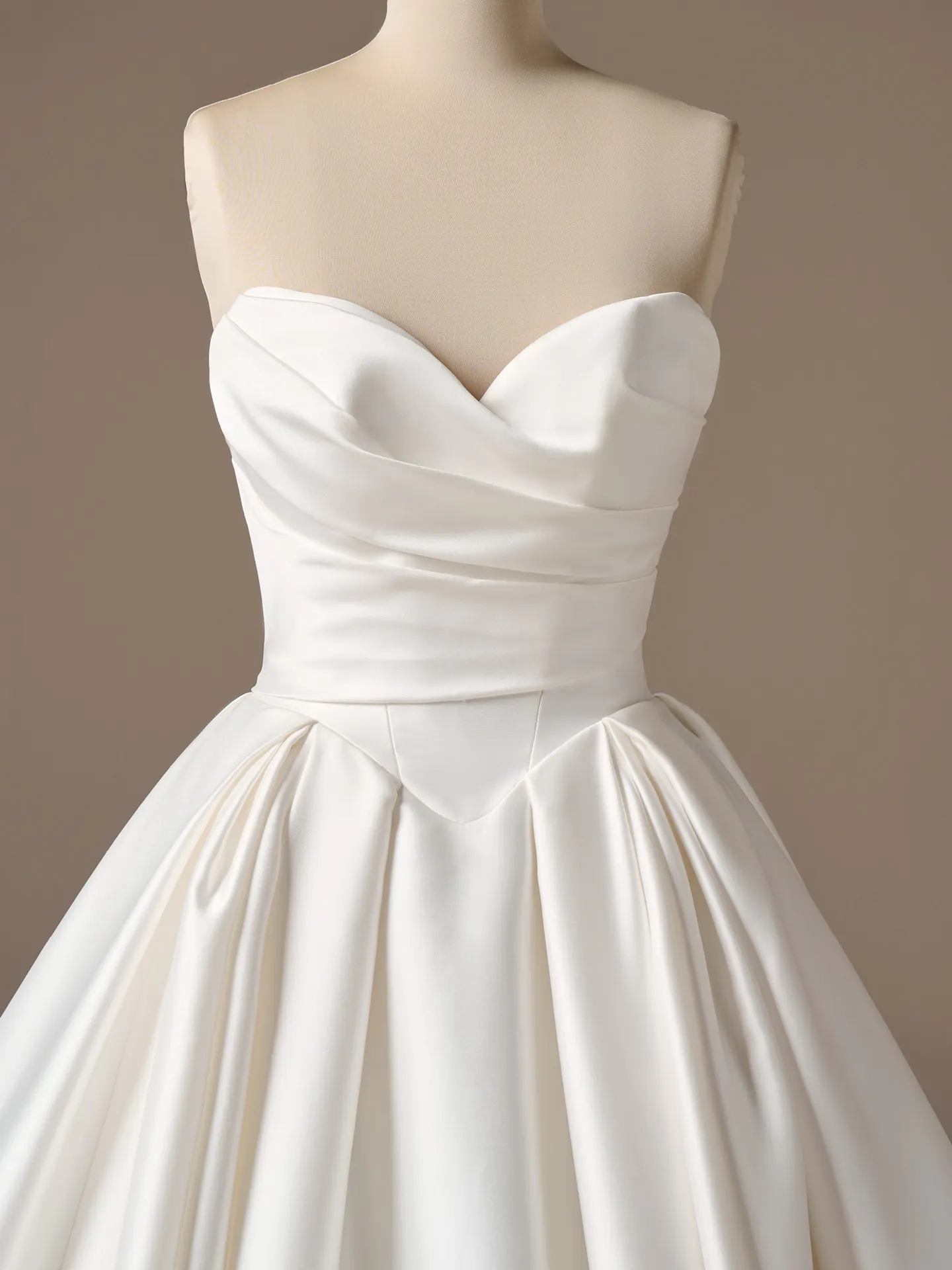 Sottero and Midgley Elias, front view satin ballgown wedding dress Sottero and Midgley.