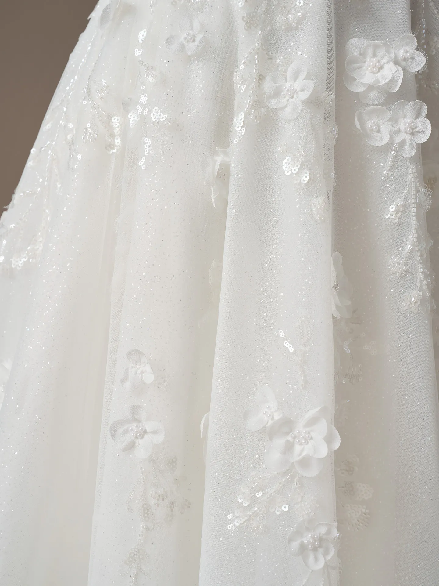 Sottero and Midgley Kalinda floral lace detail ballgown wedding dress.