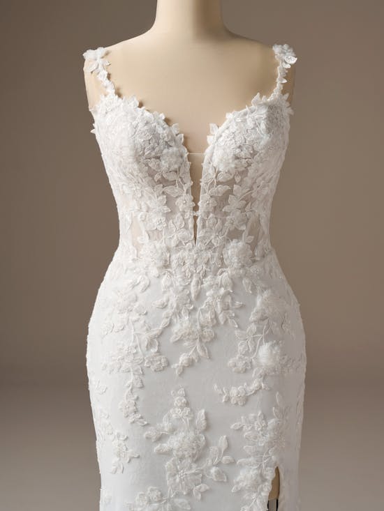 Sottero and Midgley West Fit and Flare Wedding Dress Color1 IV002