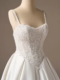 London detachable 1/2” beaded spaghetti straps